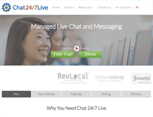Tablet Screenshot of chat247live.com